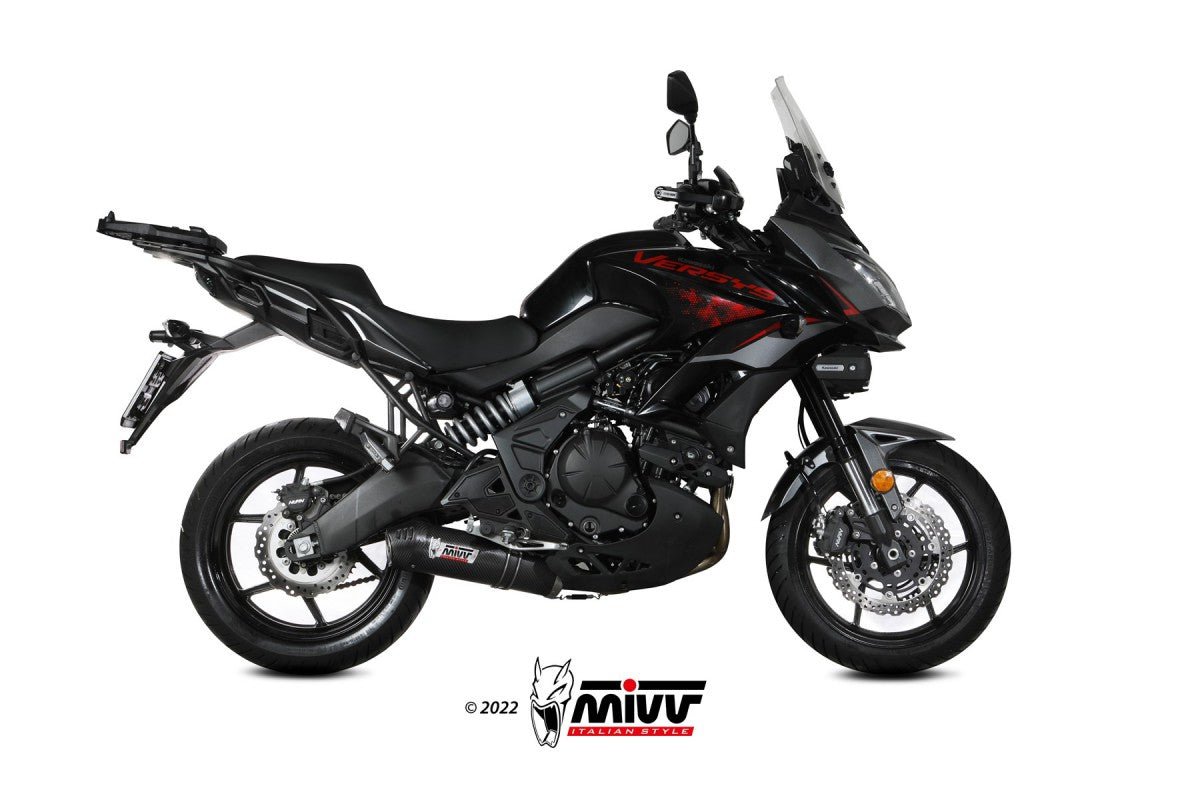 MIVV Kawasaki versys 650 22-23 Kompl 2x1 oval carbon