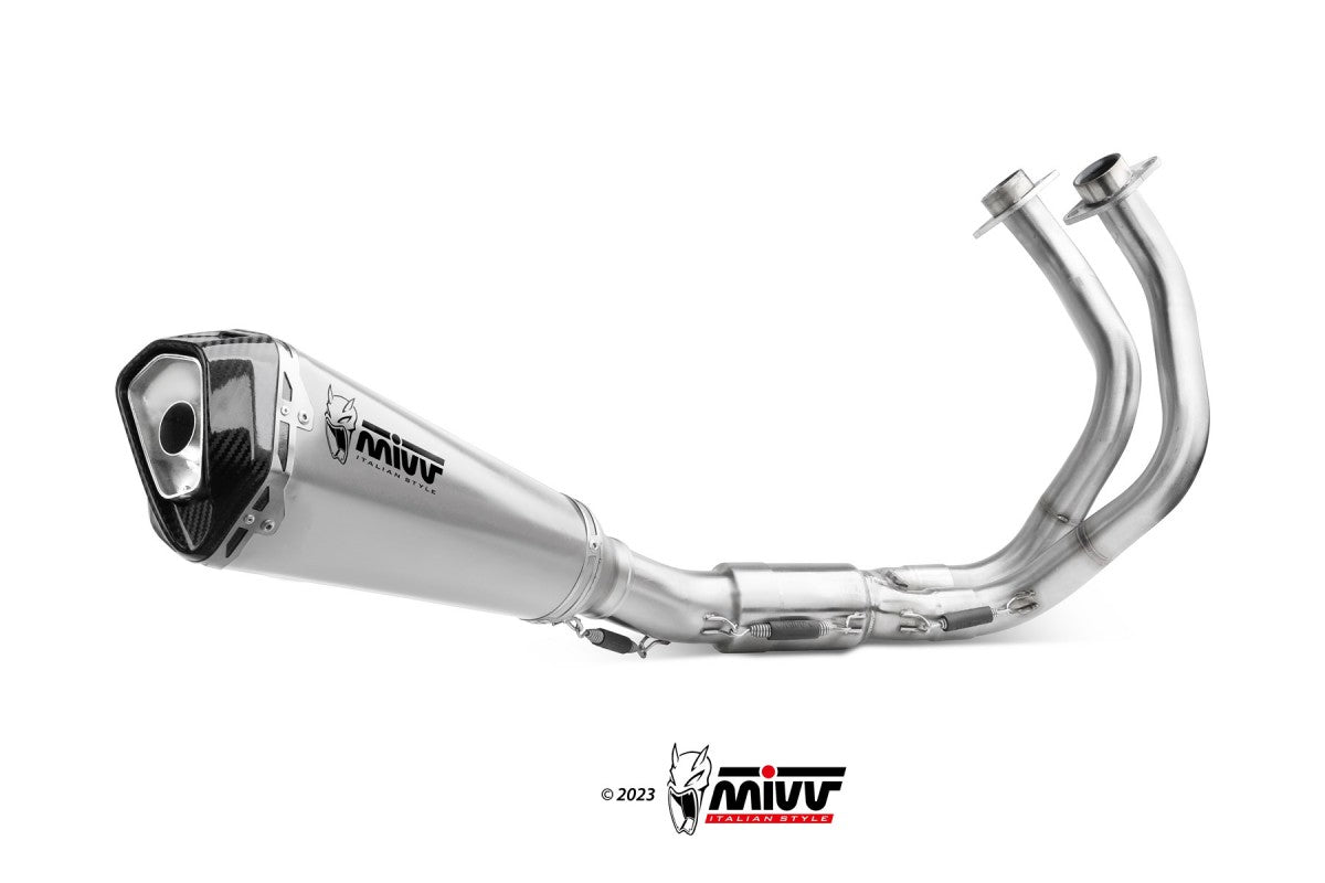 MIVV Kawasaki z/ninja 650 24- kompl 2x1 delta race inox
