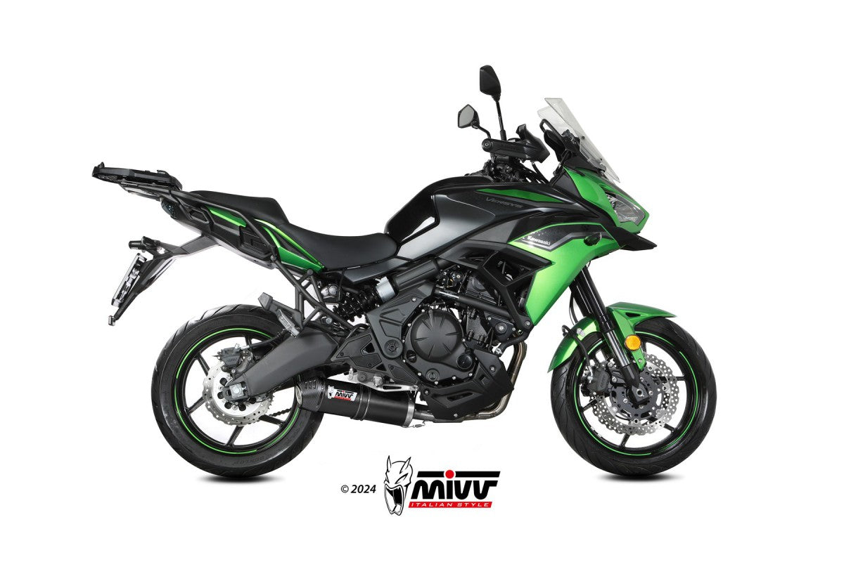 MIVV Kawasaki versys 650 24- Kompl 2x1 oval steel black