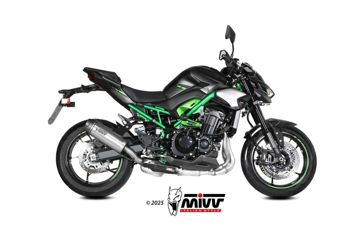 MIVV Kawasaki Z 900 25- slip-on AK-1 titan