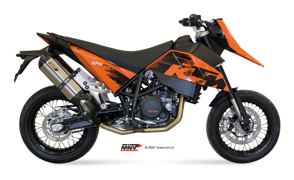 MIVV KTM 690 sm/superenduro 07- suono inox (C)