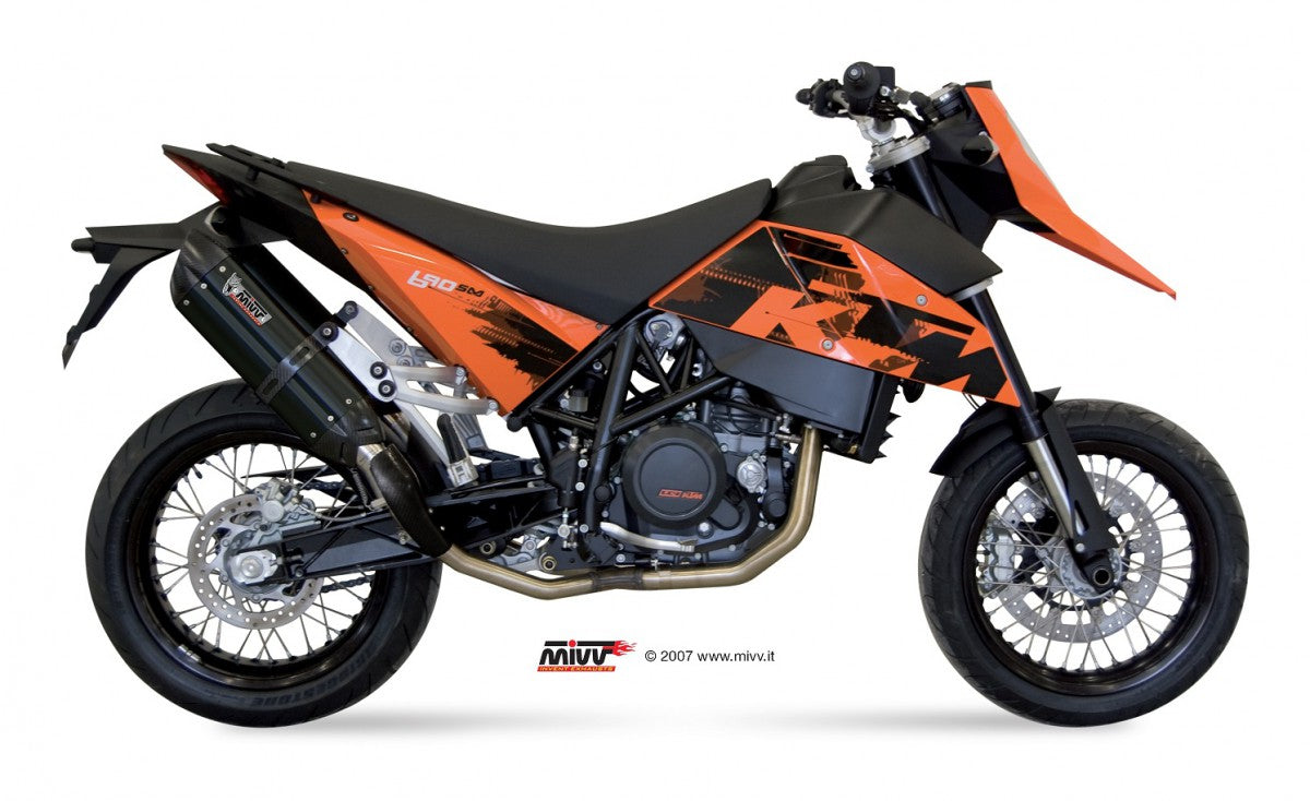 MIVV KTM 690 sm/superenduro 07- suono steel black