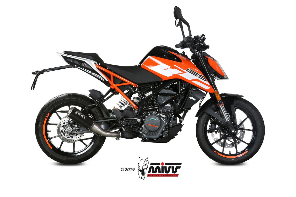 MIVV KTM duke/rc 125/390 17-20 MK3 steel black