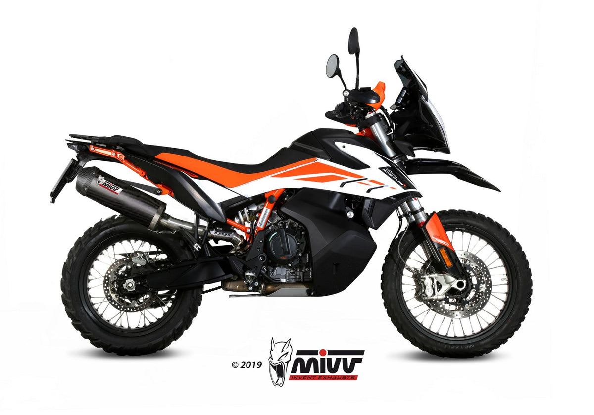 MIVV KTM 790/890 Adventure /R 19-/ 890 SMT 23- Slip-On oval carbon
