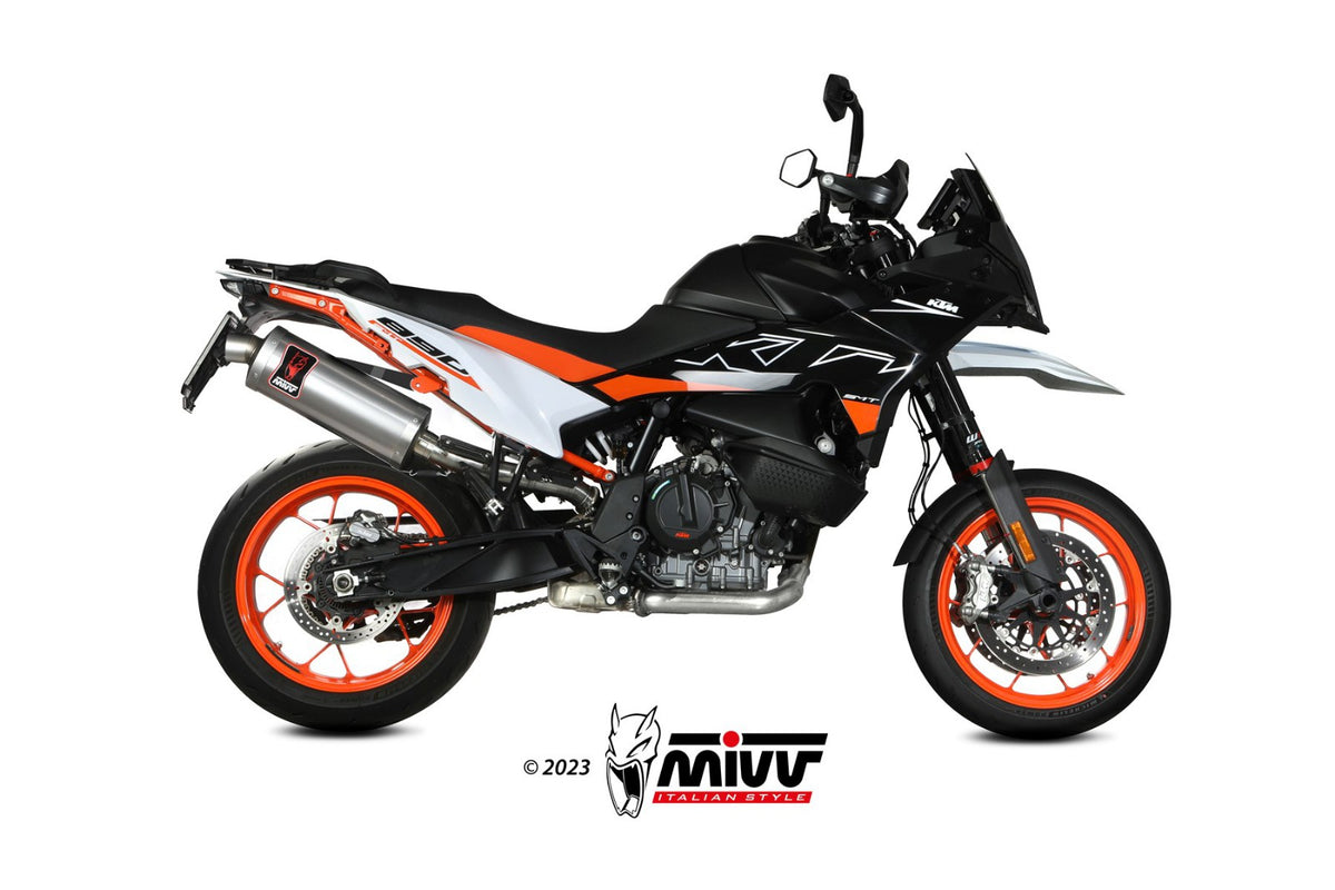 MIVV KTM 790/890 Adventure /R 19-/ 890 SMT 23- Slip-On dakar inox