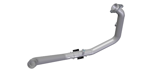 MIVV Link-pipe KTM Duke 390 21-23 no-kat pipe