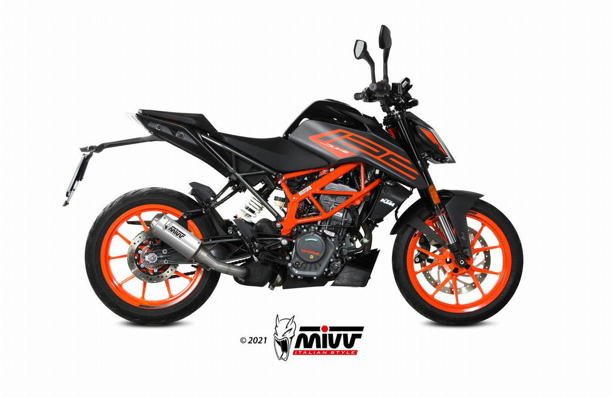 MIVV KTM duke 125/390 21-23 MK3 inox