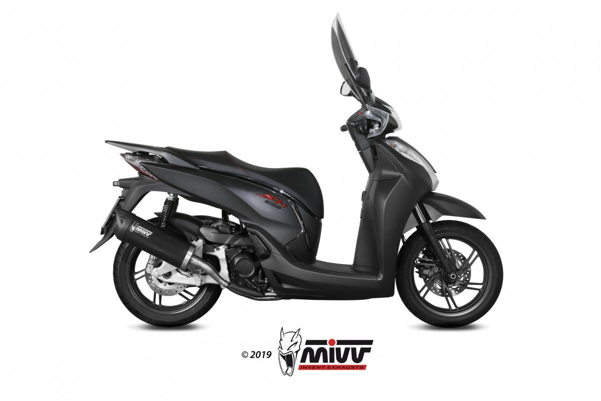 MIVV Honda honda SH 300 15- Kmpl. 1/1 mover steel black