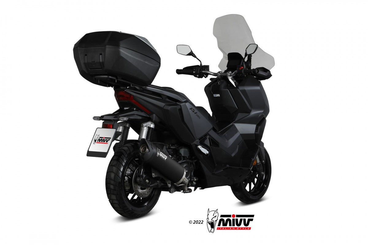 MIVV Honda adv/forza 350 22-24 slip-on mover steel black
