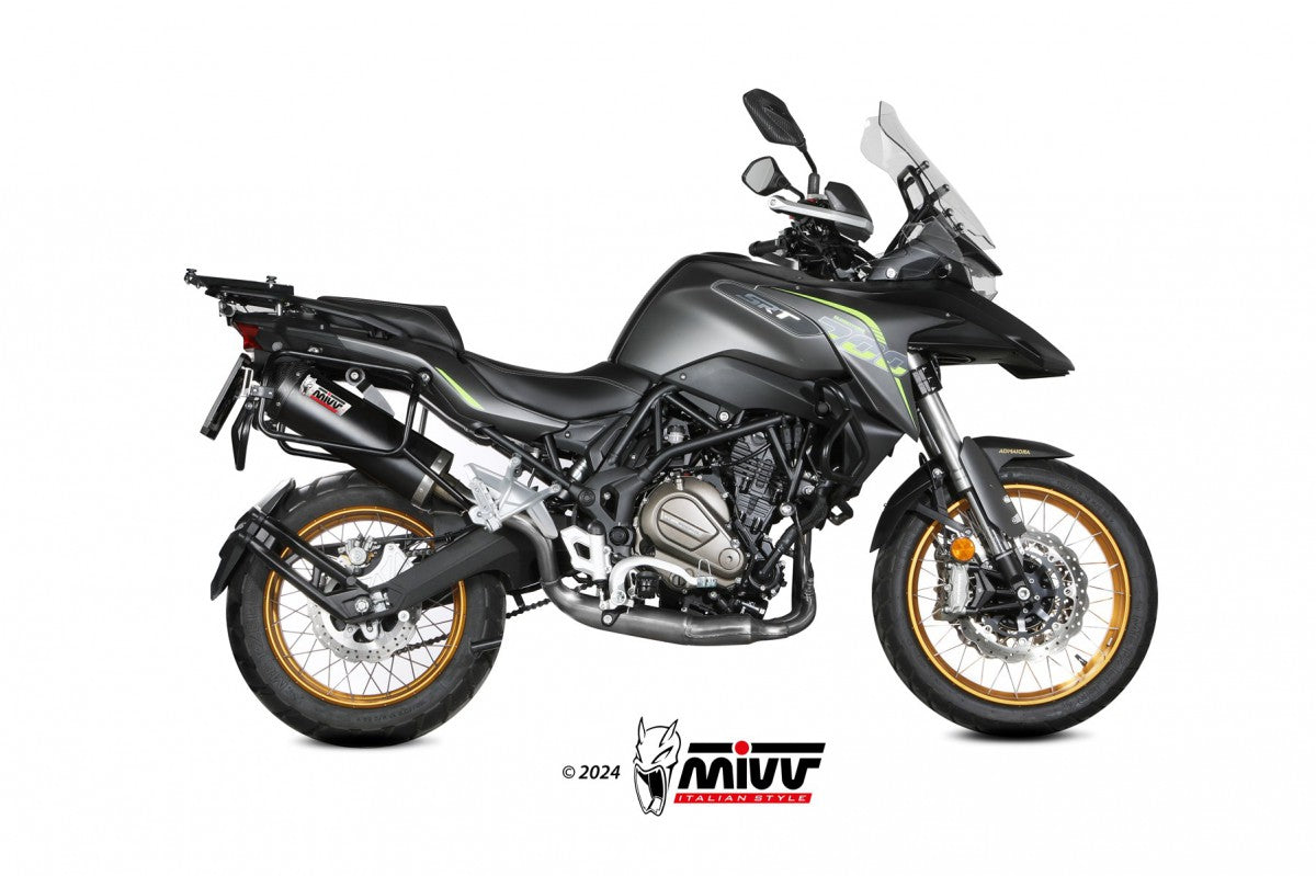 MIVV QJ motor SRT 700 23- oval steel black