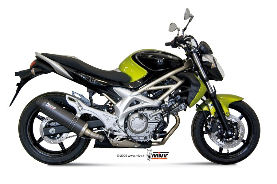 MIVV Suzuki gladius 09- oval carbon (C)