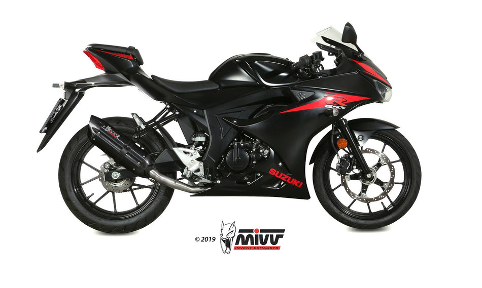 Eksosanlegg Mivv gsx-s/r 125 (17-20) Kompl 1x1 suono black