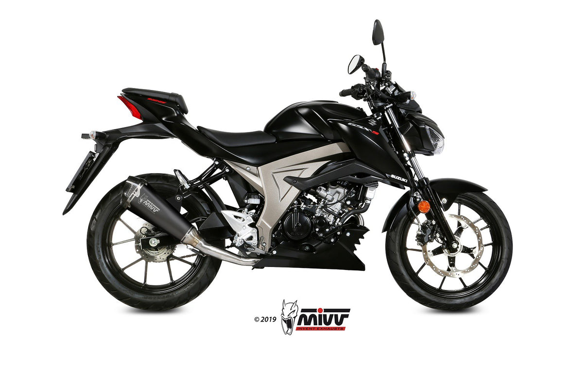 Eksosanlegg Mivv gsx-s/r 125 (17-20) Kompl 1x1 delta race black