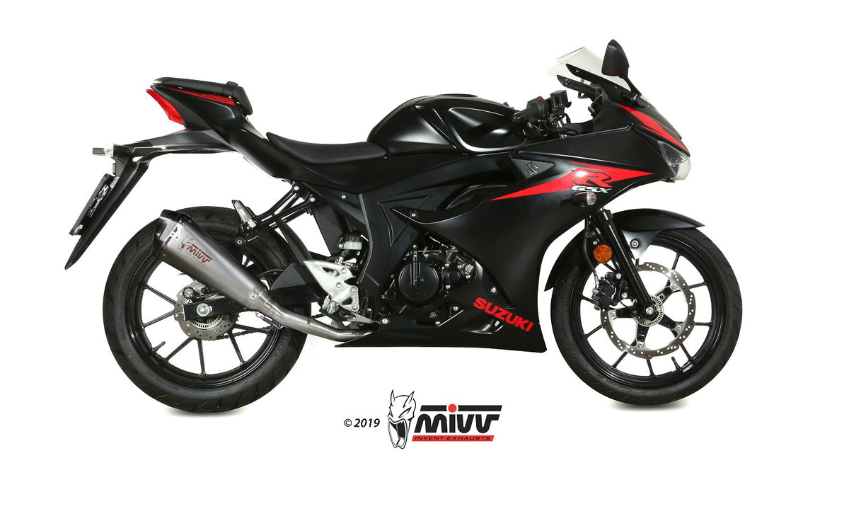 Eksosanlegg Mivv gsx-s/r 125 (17-20) Kompl 1x1 delta race inox