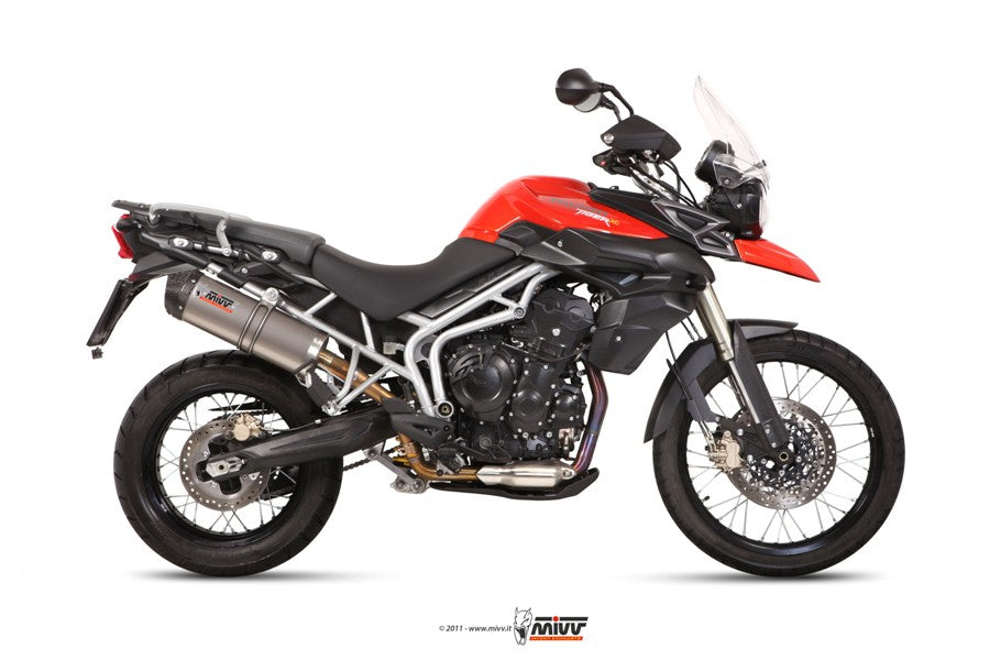 MIVV Triumph tiger 800 11-16 oval titan (C)