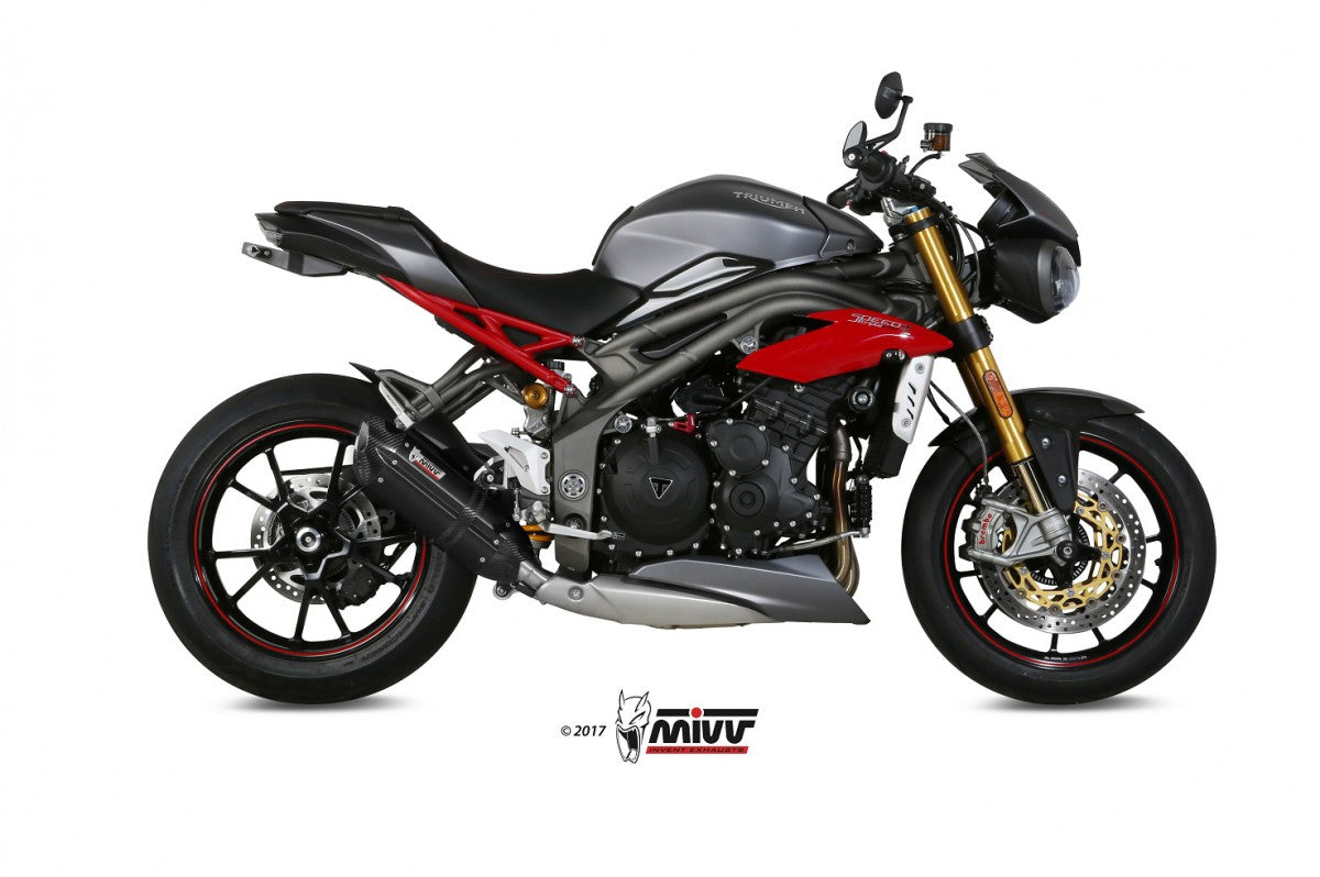 MIVV Triumph speed triple 16-17 suono steel black