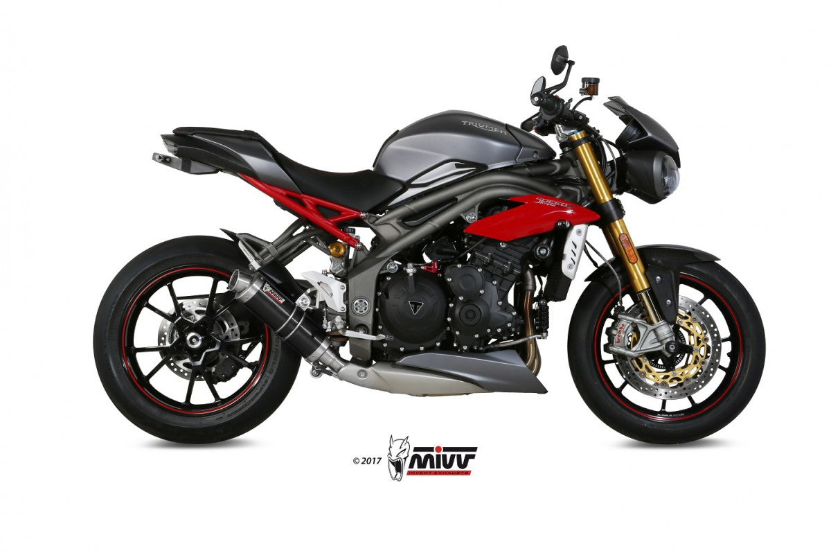 MIVV Triumph speed triple 16-17 GP steel black
