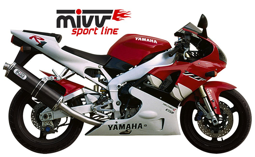 MIVV Yamaha YZF 1000 R1 98-01 oval carbon