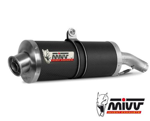 MIVV Yamaha YZF 1000 R1 02-03 oval carbon