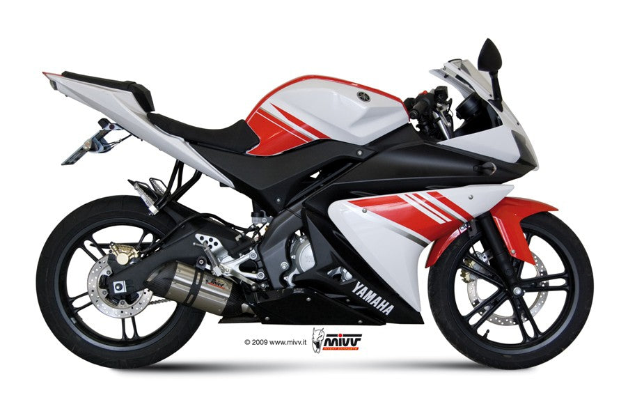 MIVV Yamaha YZF 125 08- Kompl 1/1 suono inox (C)