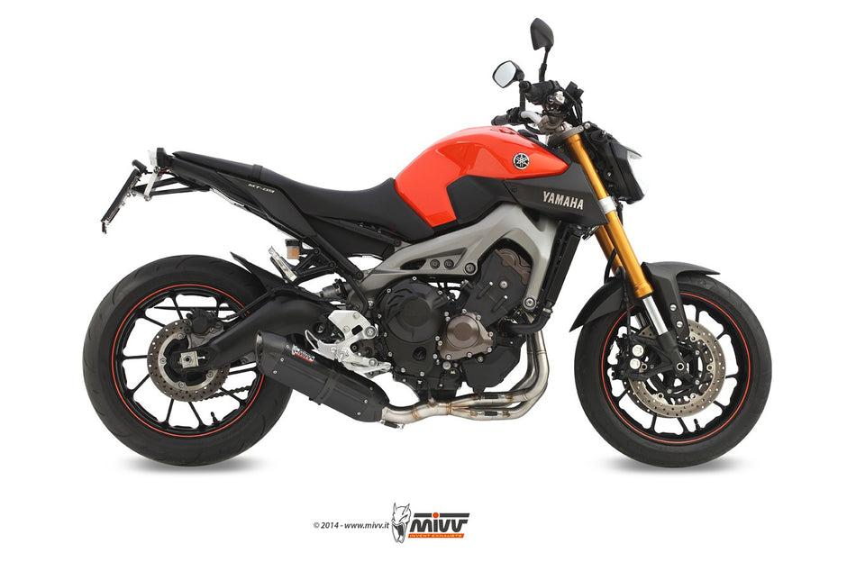 MIVV Yamaha MT-09 (14-20) Kompl 3x1 suono steel black (C)
