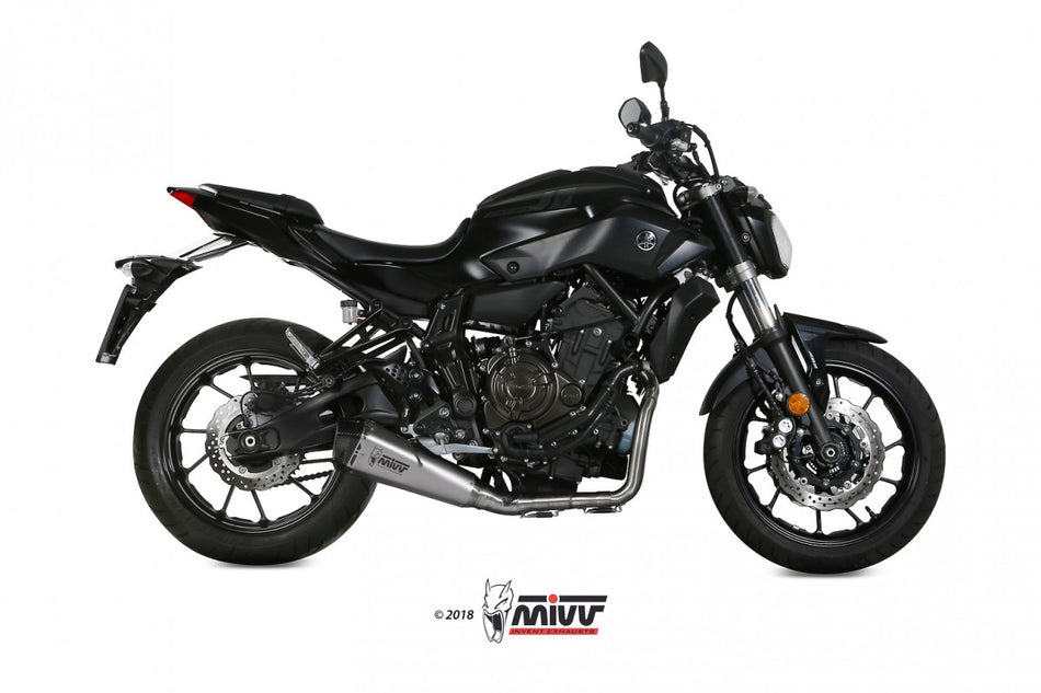 MIVV Yamaha MT-07 (14-) kompl 2x1 delta race inox
