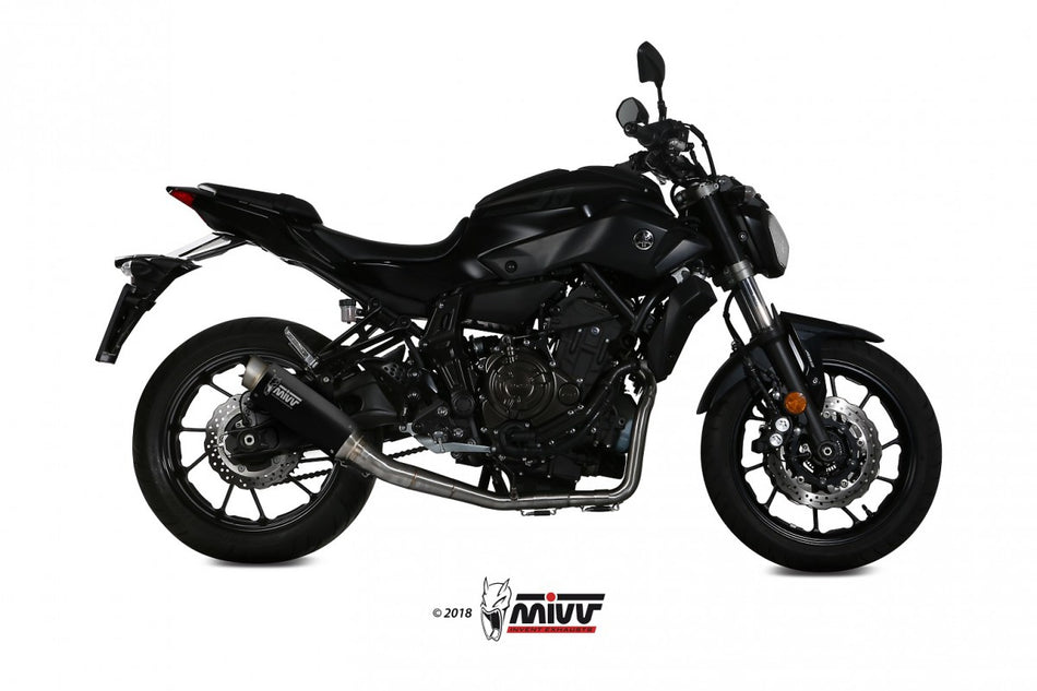 MIVV Yamaha MT-07 (14-20) Kompl 2x1 GP PRO inox black High