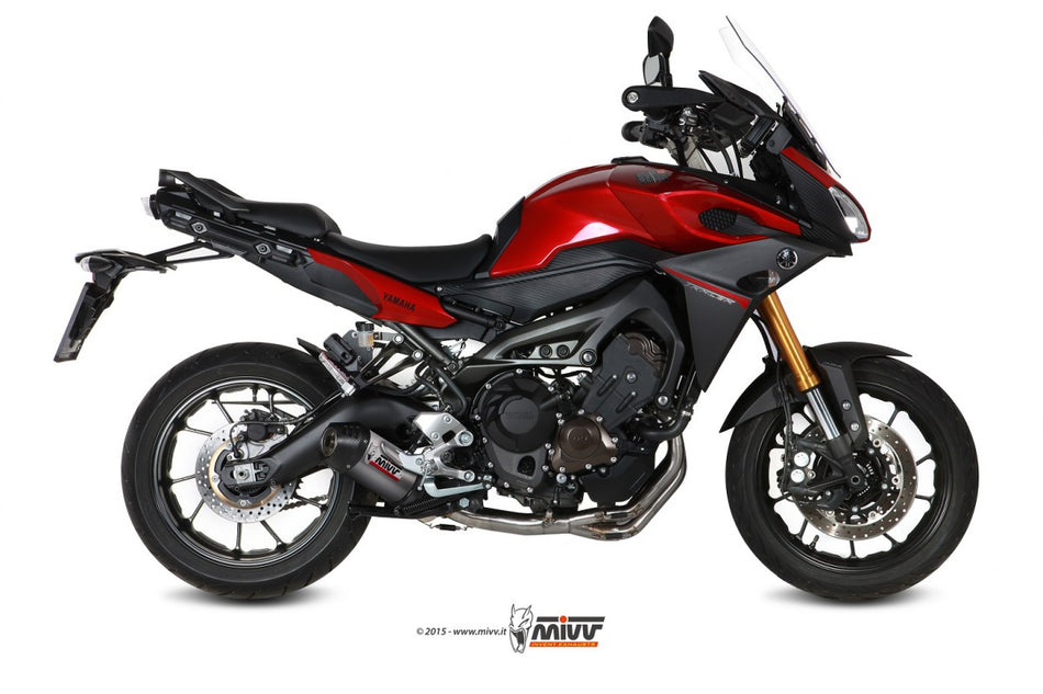 MIVV Yamaha MT-09 tracer 15- Kompl 3x1 oval titan (C)