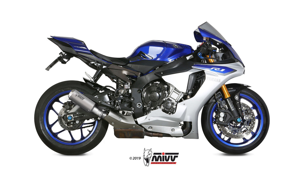Slip-on Mivv yamaha YZF 1000 R1 (15-) MK3 inox