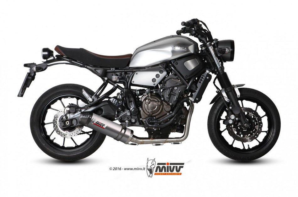 MIVV Yamaha XSR 700 (16-20) Kompl 2/1 oval titan