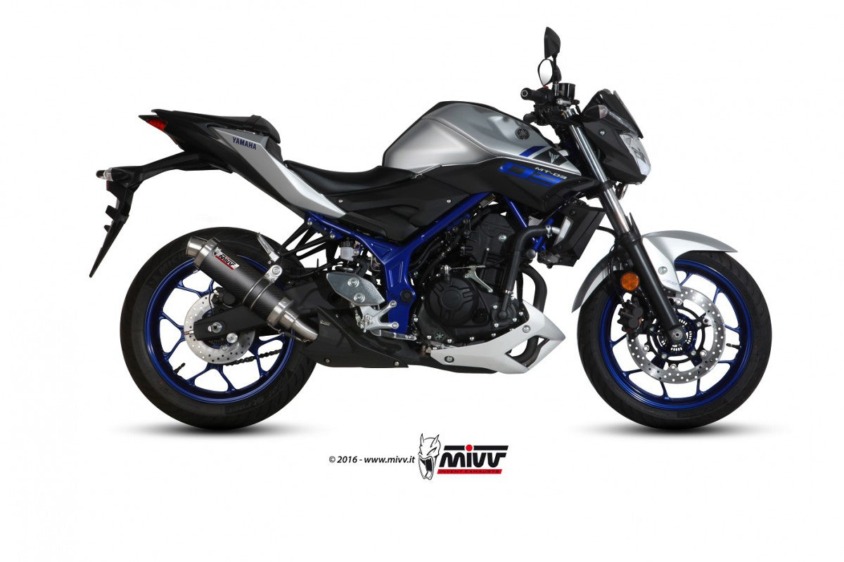 MIVV Slip-on yamaha MT-03 (16-) GP carbon