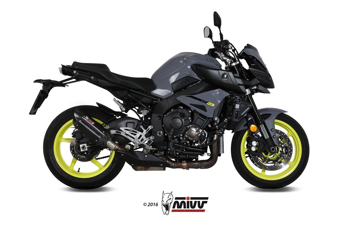 Slip-on Mivv yamaha MT-10 (16-22) suono steel black