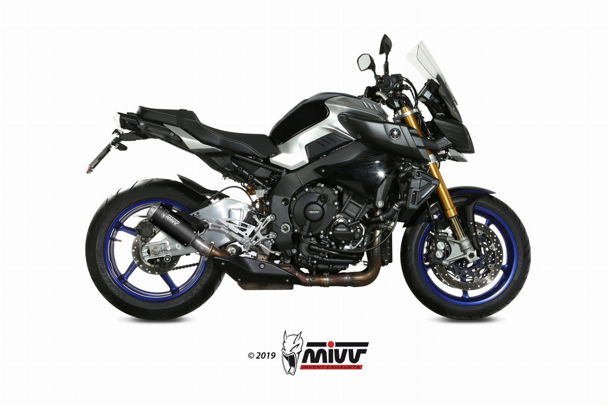 Slip-on Mivv yamaha MT-10 (16-22) MK3 steel black