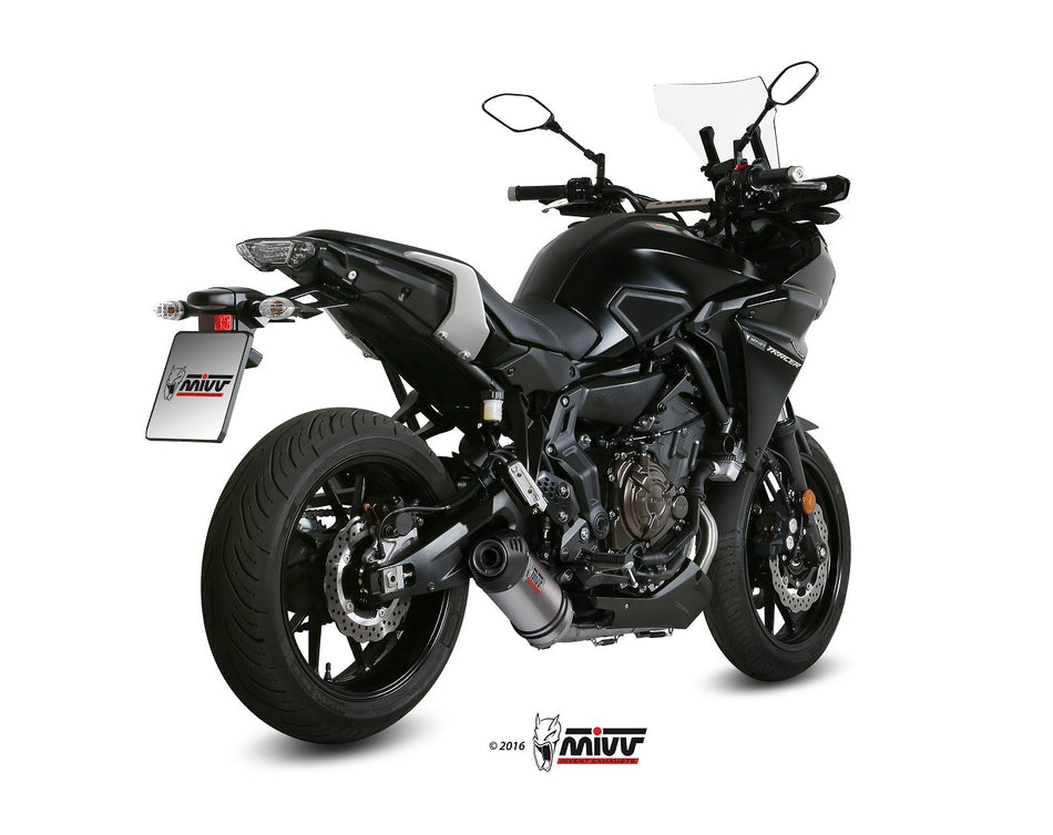 MIVV Eksosanlegg yamaha tracer 700/GT/7 16- Kompl. 2x1 oval titan