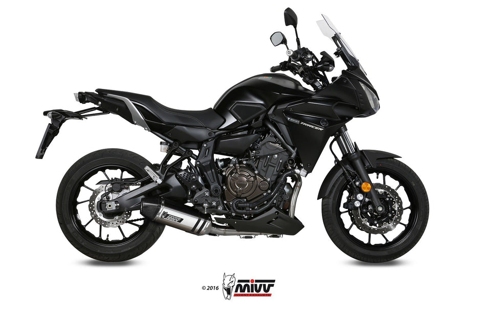 MIVV Eksosanlegg yamaha tracer 700/GT/7 16- Kompl. 2x1 speed edge inox