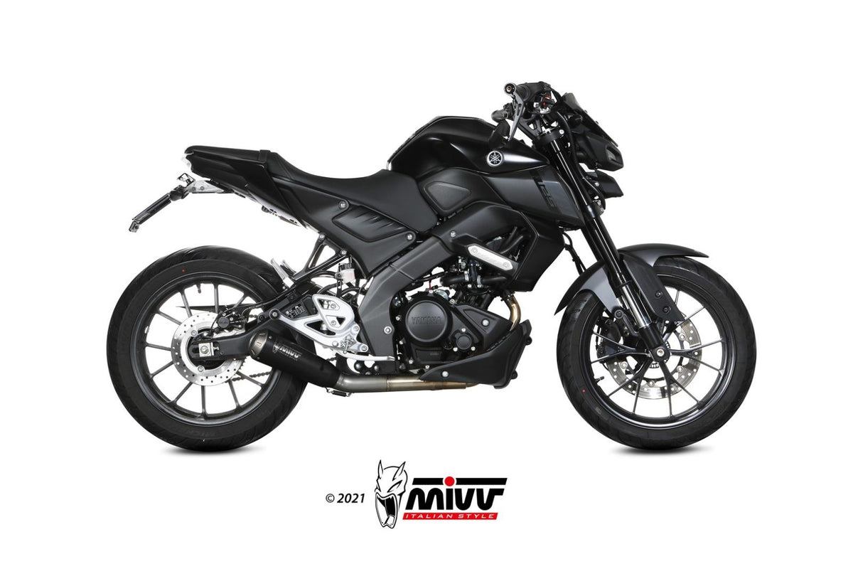 Eksosanlegg Mivv Yamaha MT-125 20-24 X-M1 steel black