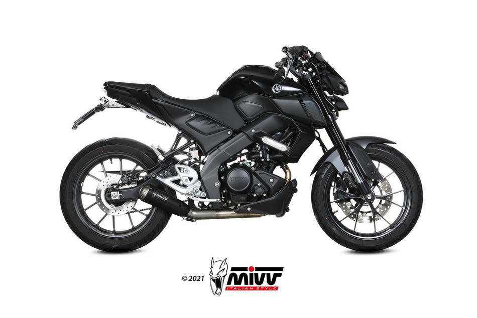 Eksosanlegg Mivv Yamaha MT-125 20-24 X-M1 steel black