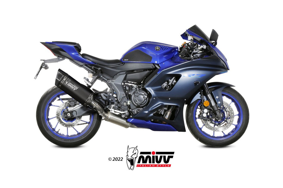 MIVV Yamaha R7 22-24 Kompl 2x1 SR-1 black titan