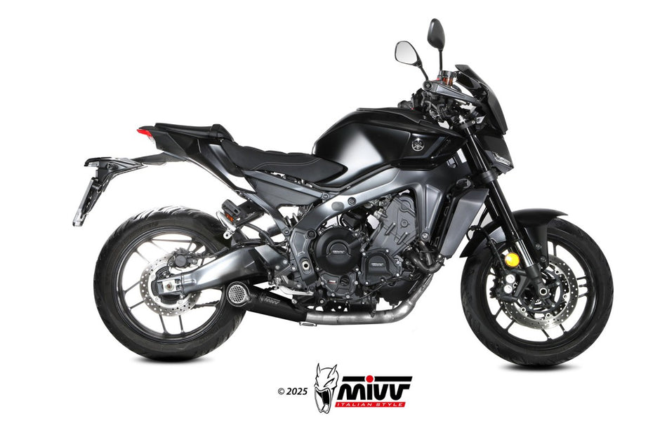 MIVV Yamaha MT-09/R9/XSR 24- kompl 3x1 X-M5 steel black