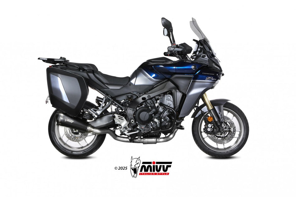 Eksosanlegg Mivv Yamaha Tracer 9/GT 25- Kompl 3x1 Delta Race Steel Black
