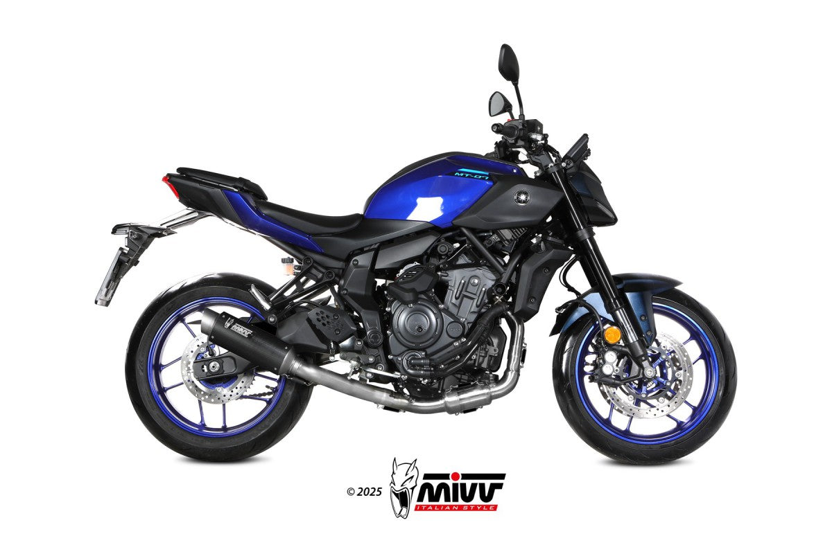 MIVV Yamaha MT-07 25- Kompl 2x1 GP PRO carbon high