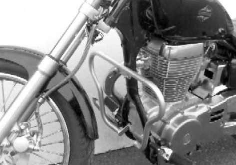 Hepco & Becker LS650 motorbøyle chrome