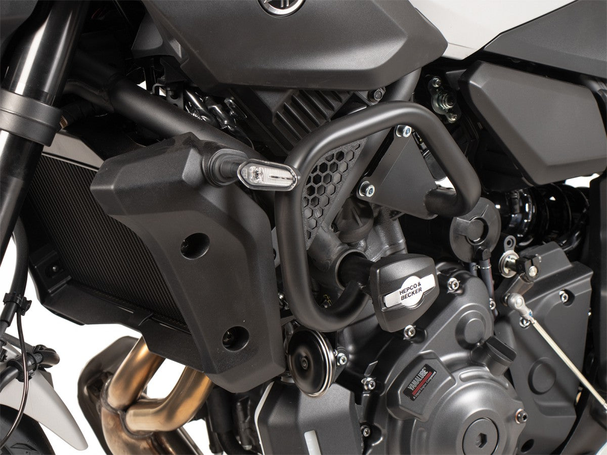 Hepco & Becker Yamaha MT-07/Y-AMT 25- Engine guard inkl.Protection Pad Black