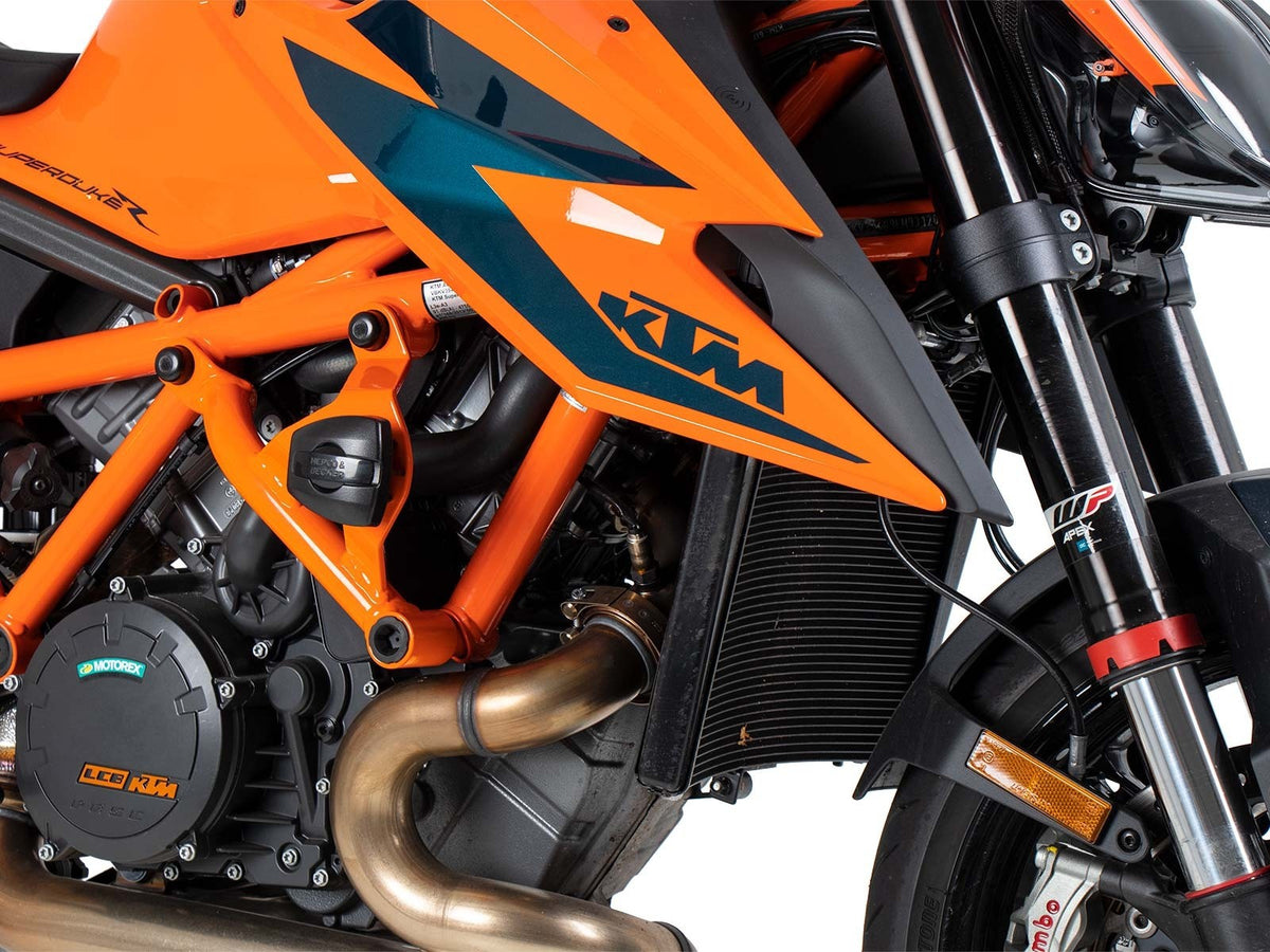 Hepco & Becker KTM 1290 Superduke/ R 20- Motorvernbøyle ink Protection Pad Orange