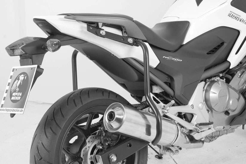 Hepco & Becker Honda NC750 s/dct 14- BeskyttelsesBøyle Bak sort Skole