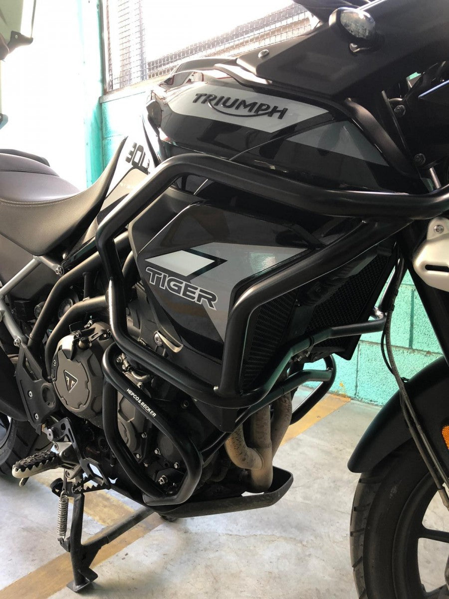 Hepco & Becker Triumph Tiger 900 Rally/GT/Pro 20- Tankbøyle "Solid" Sort