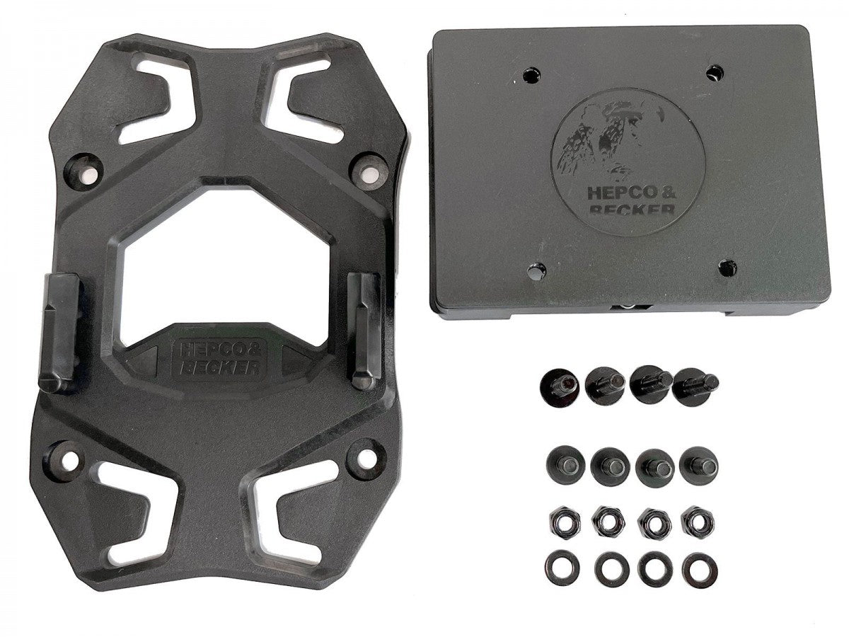 Hepco & Becker Hekkveske montering-adapter ink. Festeplate for Smartrack og Sportrack