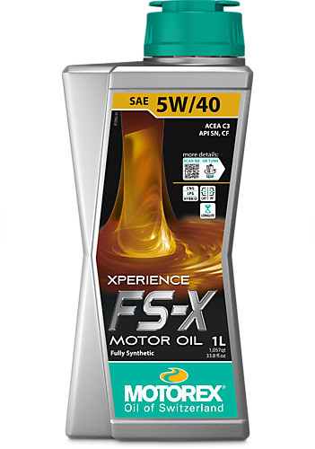 Motorex xperience FS-X SAE 5W/40 1-liter