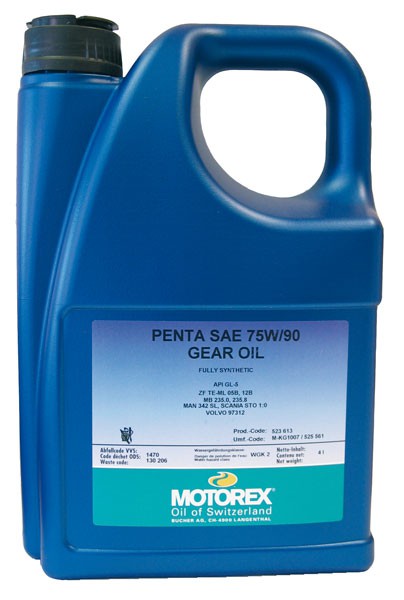 Motorex gearoil penta GL-5 75W/90 1-LITER