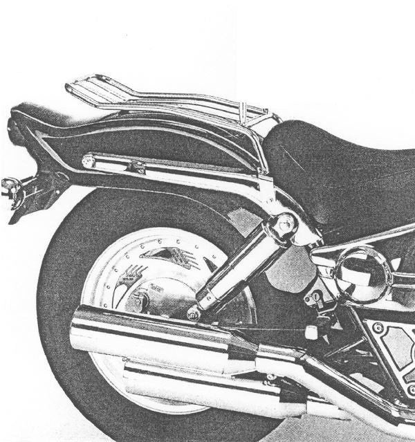 Hepco & Becker VZ800 solorack u/sissybar crome